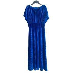 Lapis Blue Velvet Dress by Alexia Admore NWT
